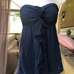 Abercrombie & Fitch Tops - Abercrombie & Fitch 💥beautiful navy, top 💙 Abercrombie & Fitch Tops - Abercrombie & Fitch 💥beautiful navy, top 💙
